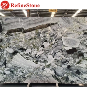Ice Jade Green Marble, White Beauty Lux Marble, Ice Green Marble Slab