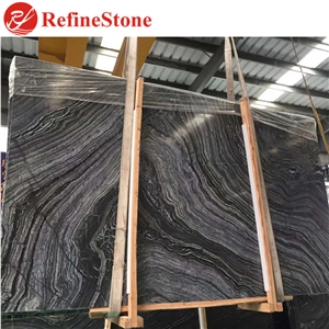 Natural Black Forest Marble Wall Tiles, Black Marble Floor Tile