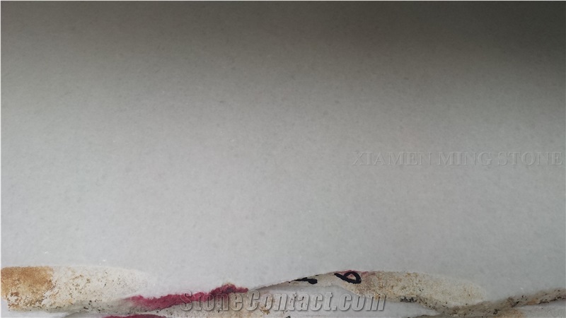 Crystal White Marble Slab Snow White Panel Tile,Machine Cutting Pattern Floor Paving