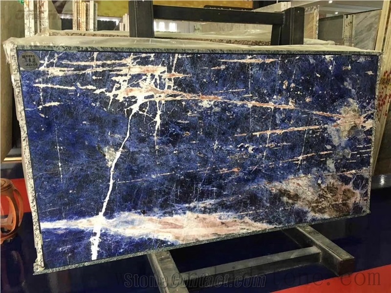 Blue Sodalite Granite Flooring Paver,Wall Covering Tiles,Jumbo Slabs