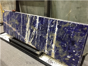 Blue Sodalite Granite Jumbo Slabs,Wall Cladding Tiles,Flooring