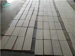 Own Factory White Wooden a Grade Honed Marble Slabs,Wooden Marble