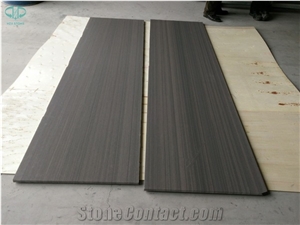 Sandstone Tiles & Slabs,Brown Color Wood Sandstone,China