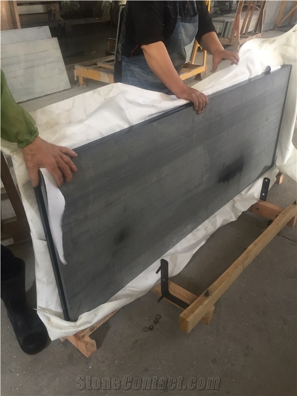 Custom Black Granite Countertop Shanxi Black Solid Surface Kitchen Top