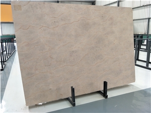 Cheap New Germany Beige Limestone Honed Slab Exterior Outdoor Wall Use