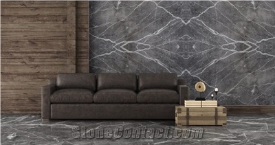 Grigio Carnico Grey Marble Slab Floor Wall Tiles Decorative Stone