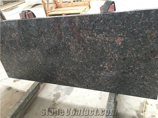 Polished Tan Brown Granite Worktops Countertops