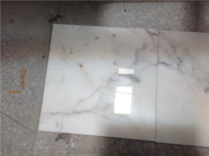 Snow White, Marble Tiles & Slabs, China White Marble, Marble Floor