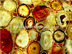 Hot Sale Red Agate Gemstone Slabs & Tiles/ Customized &