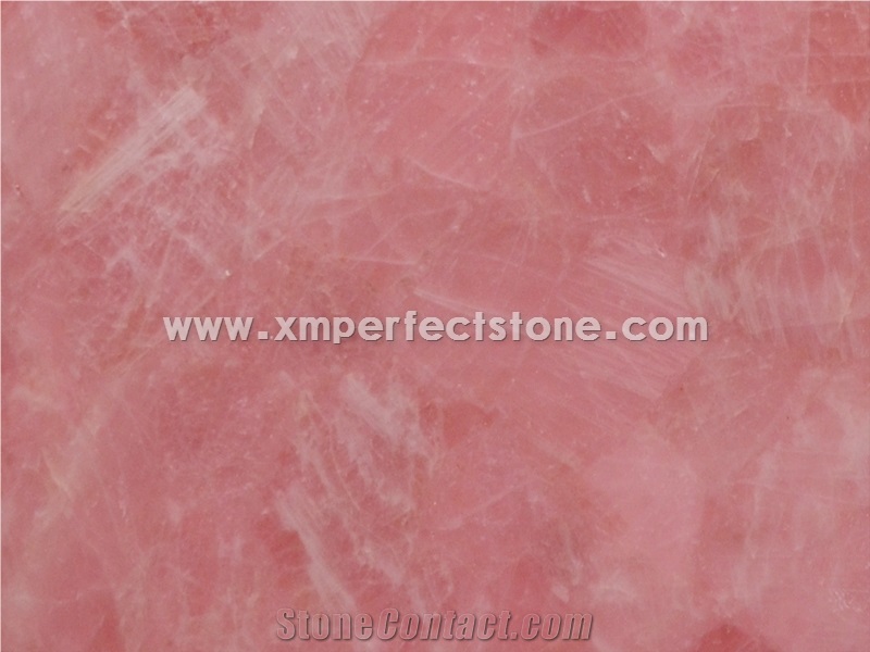 Pink Crystal Slab / Semi Precious Stone Panels