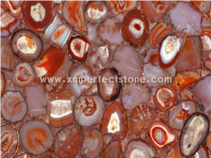 Popular Red Agate Gemstone Slabs & Tiles/ Customized & Wall/ Floor