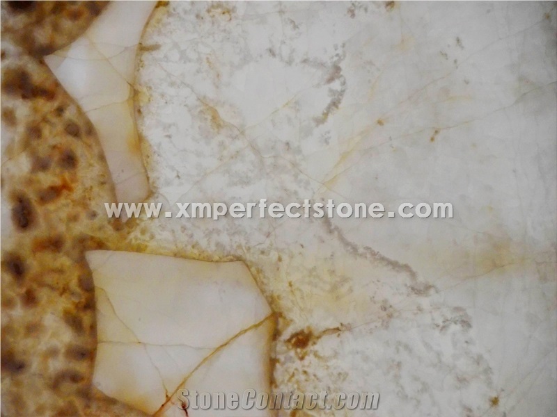 White Agate Gemstone Slabs