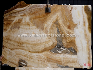 White Wood Gemstone Slab
