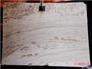 White Wood Grain Semi Precious Stone Slab