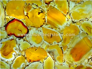 Yellow Agate Decorative Table Tops,Yellow Agate
