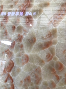 Beige Onyx Yellow Color Transparency Backlit Wall Cladding Multicolor