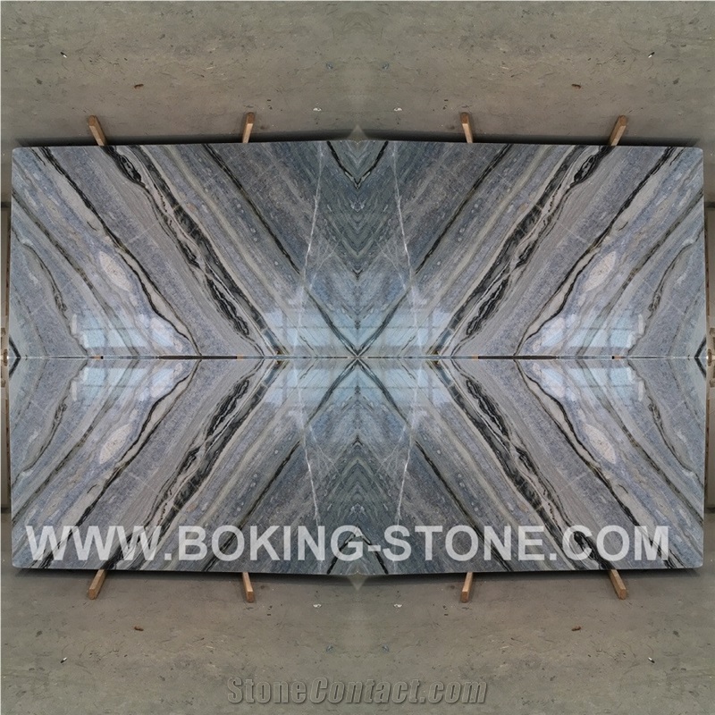 Blue River Onyx Tiles&Slabs Blue Onice Walling Marbles Flooring