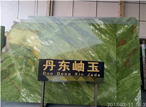 Dandong Ming Green Verde Marble Slabs Building Walling Cladding