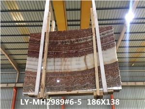 Fantastic Ruby Multicolour Red Onyx Royal Onice Feature Wall Cladding
