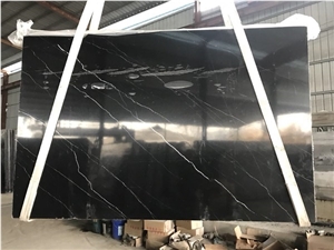 Nero Marquina Venato,Oriental Black Marble Negro Marble Slabs