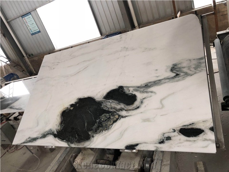 Panda White Marble Slabs&Tiles Floor&Wall Covering/Marble Skirt