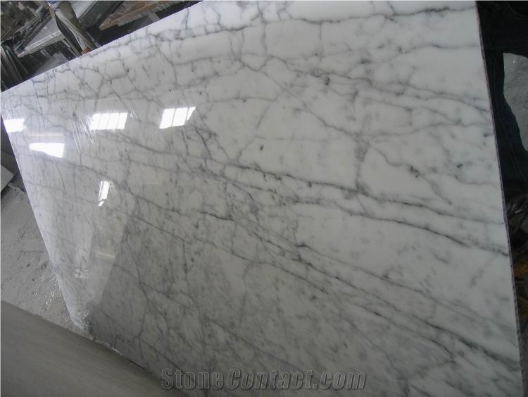 Carrara White Aluminum Honeycomb Panel