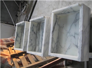 Carrara White Aluminum Honeycomb Panel
