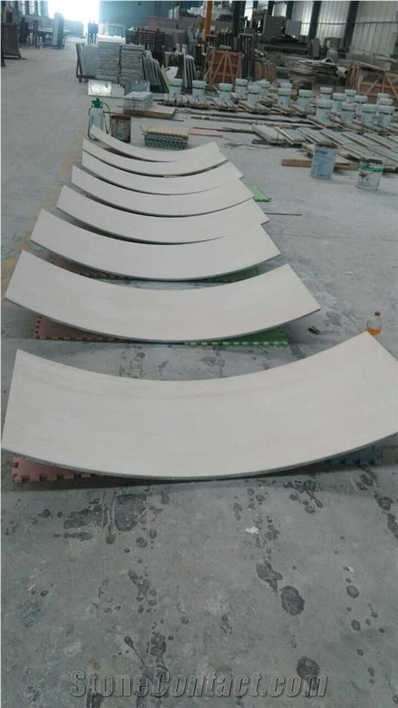 Moca Creme Aluminum Honeycomb Curved Wall Panels