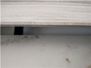 Teak Wood White Aluminum Composite Plastic Panels Light Weight