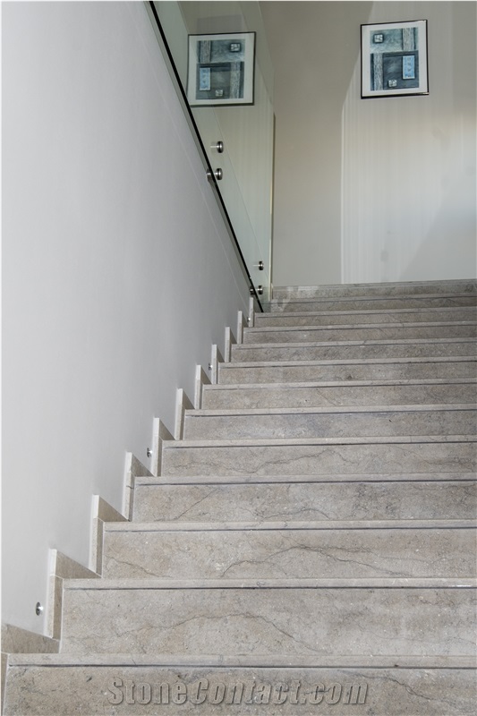 Transylvania Stairs, Transylvania Grey Limestone Staircase