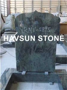 Verde Marina Granite Headstone/Tombstone/Monument/Gravestone