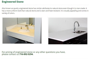 Engineered Stone Counter Tops