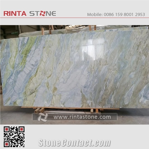 Changbai White Jade Chinese Blue Moon River Marble Snow
