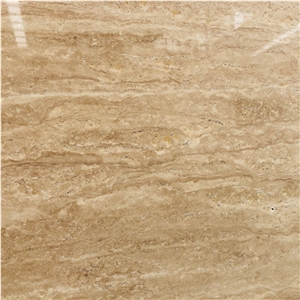YUANDA Iran Light Beige Yellow Travertine Slabs