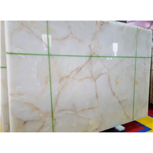 YUANDA White Onyx Slabs Natural Translucent Panels
