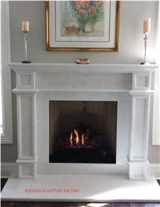 Fireplace Mantel White Limestone Fireplace Mantel Insert