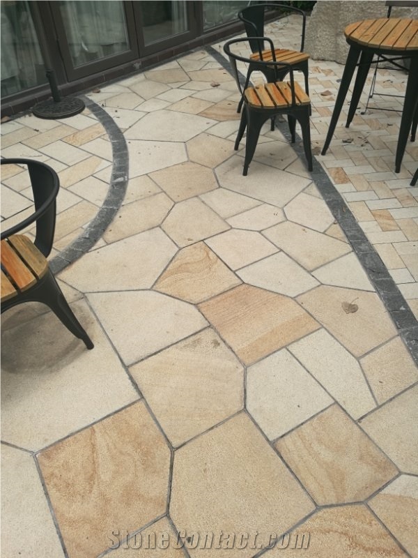 New G682 Polished Flooring Golden Yellow Granite Tiles