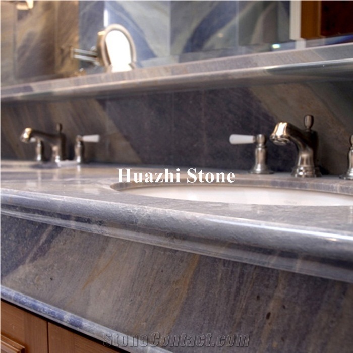 China Luxury and Excellent Galaxy Blue Marble Apply in Bath Top