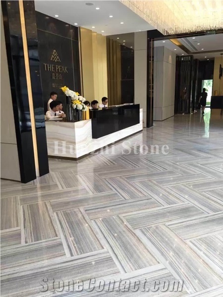 Crytal Wooden Marble Tiles & Slabs, Floor Tiles, Hotel Interior Design