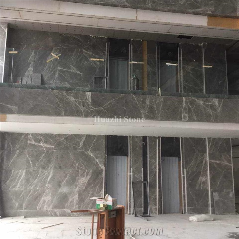 Hermes Grey/Grey Marble/Home Design/Project/Indoor Design/Indoor Walls