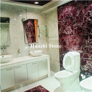 Hot Sale Indian Red Rosa Levanto Marble Mouldings for Wall
