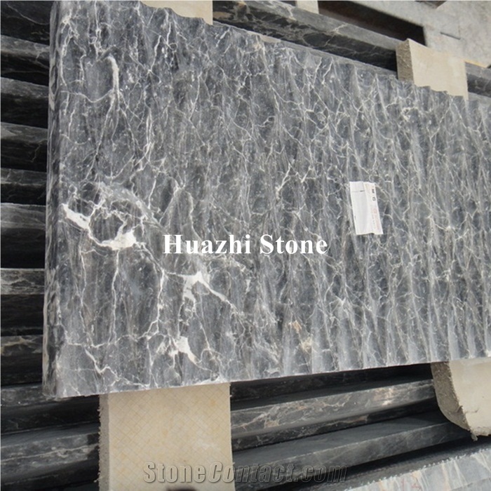 Perfect Turkey High Quality Jaguar Marble Black with White Veins,Marble Tiles & Slabs