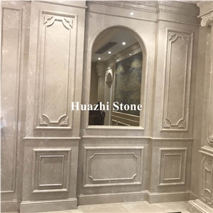 Turkey Natural Marble Aran White Polished Home Decor Design