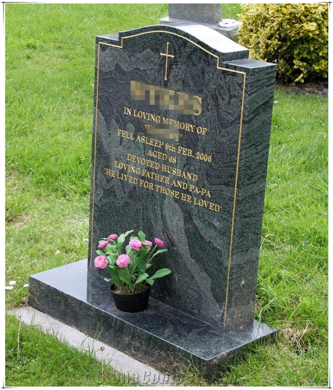 Supply Multicolour Grain Headstone Gravestone Tombstone for Cemetery