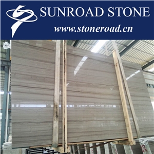 China Italian Wood Grain Grey,Ironwood Marble Floor Wall Tilescovering