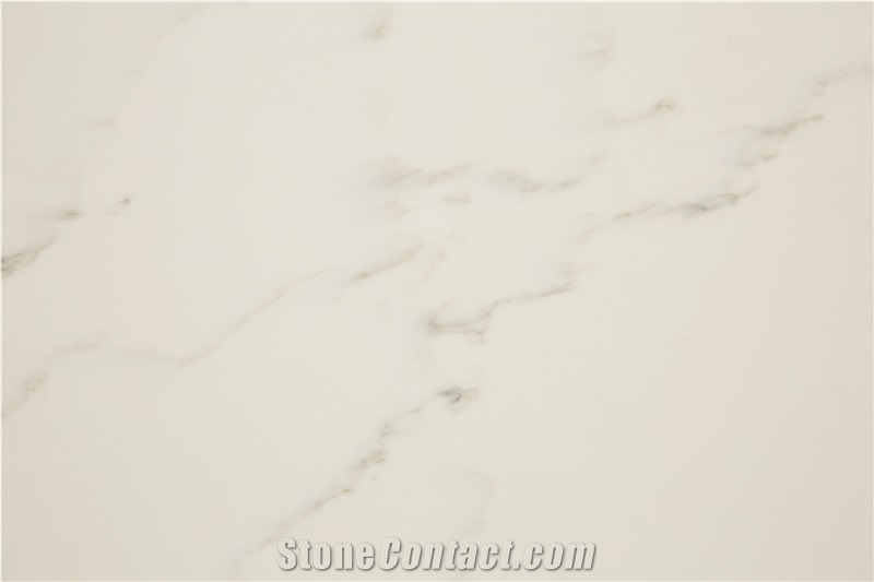 Quartz Slabs Snow White 14 Vm-17527 Quartz Tiles Flooring&Walling