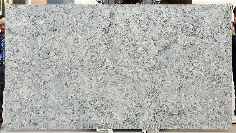 Quartz Slabs Wave Gray 08 2015817 Quartz Tiles Flooring&Walling