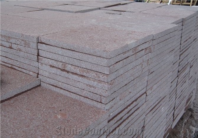 Red Porphyry / China Red Shouning Porphyry Cube Stone & Pavers ,Cut to Size