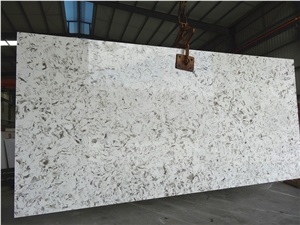 White Coffee V125-Slabs Quartz Tiles&Slabs Quartz Flooring&Walling