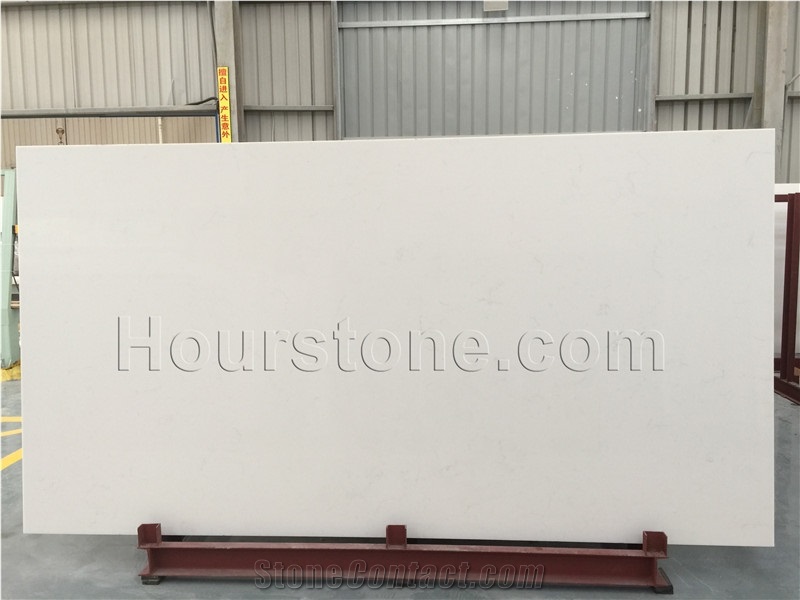 China Natural Stone White Quartz Tiles Slabs Floor/Wall Covering
